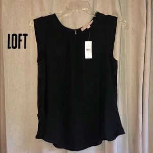 Loft Black Blouse